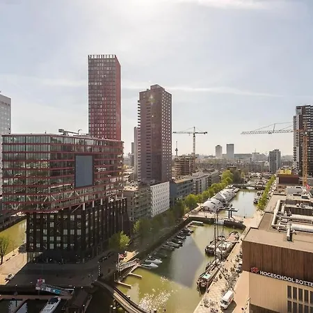 아파트 Stunning View Apt Free Parking 로테르담